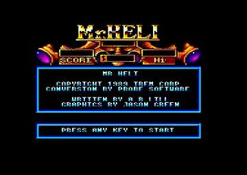 Mr. Heli (UK) (1989) screen shot title